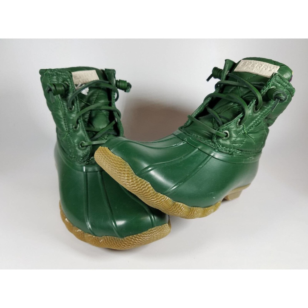 Sperry Women's Saltwater Rain Boot Green Size 6